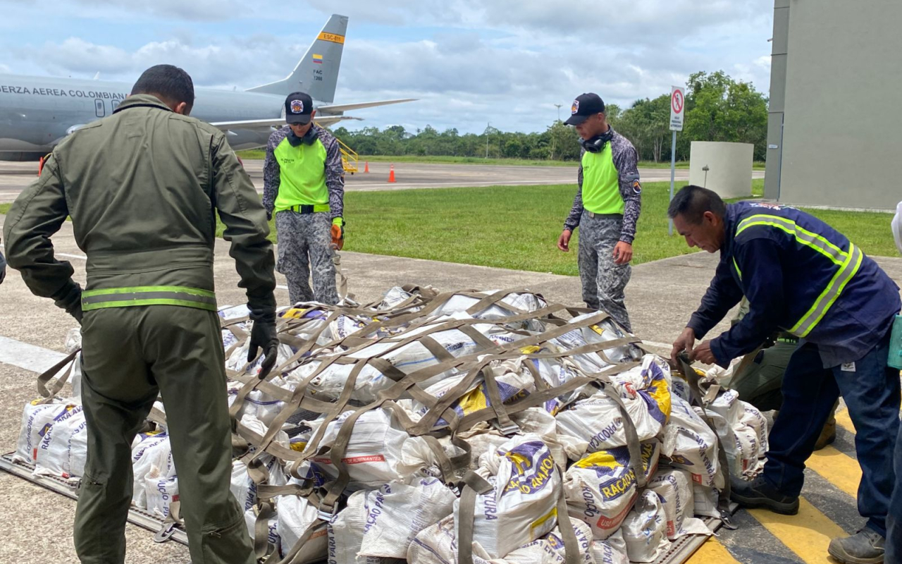 La Fuerza Aeroespacial Colombiana aporta a la disminución del impacto ambiental en el Amazonas