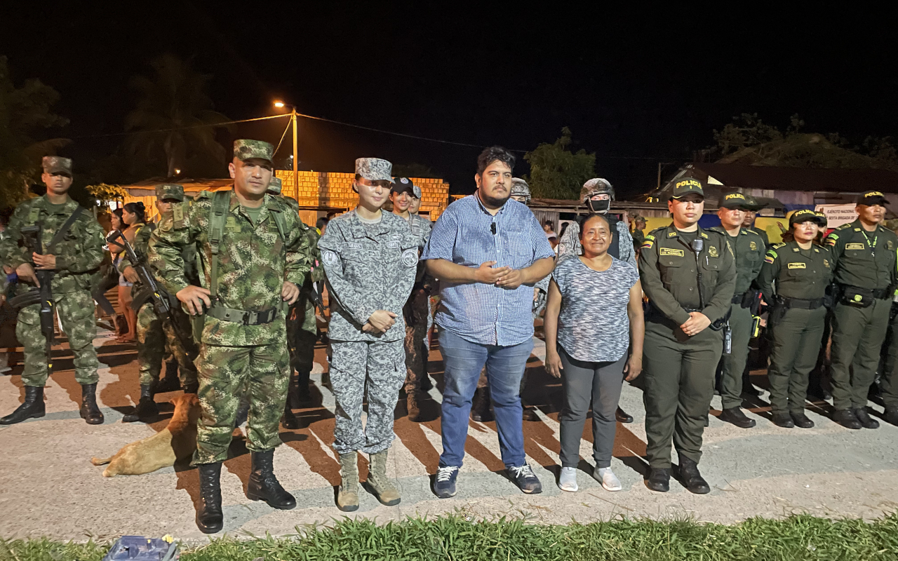 El Grupo Aéreo del Amazonas  continúa apoyando la iniciativa “Leticia más segura” 