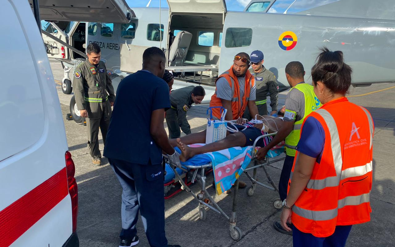 En aeronave Caravan C208-B, habitante de Providencia fue trasladado a San Andrés