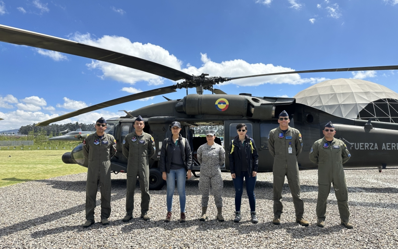 Para la preservación del Cóndor de los Andes, Fuerza Aeroespacial traslada un ejemplar hacia Cundinamarca
