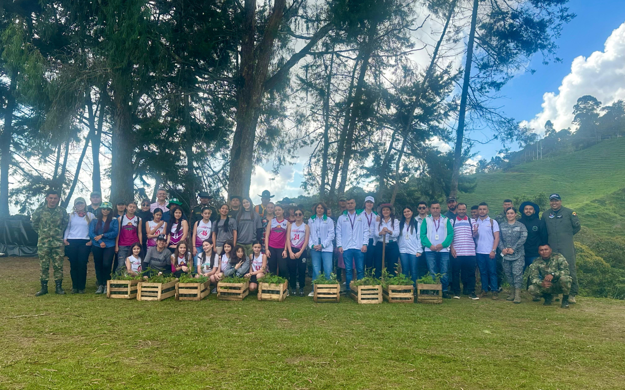 Meta cumplida, 600 árboles sembrados en Granada, Antioquia