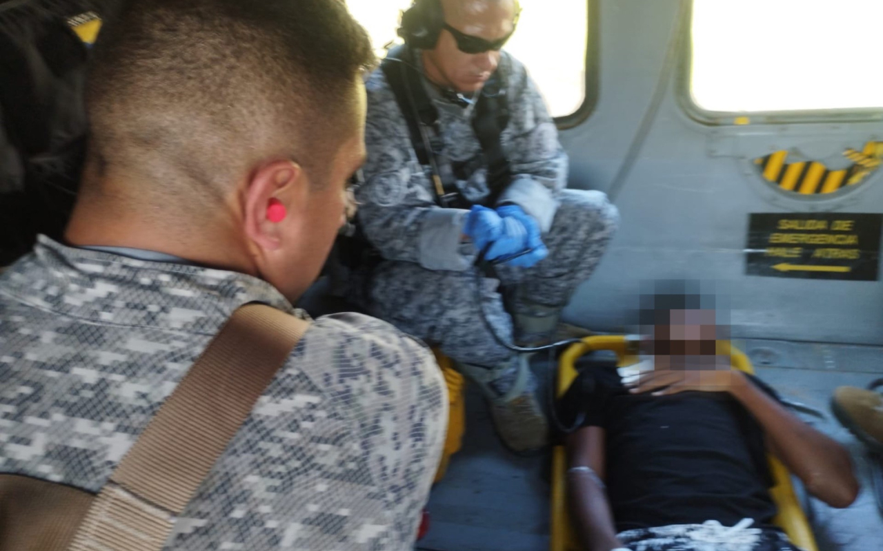 Fuerza Aeroespacial Colombiana realizó traslado aeromédico de un menor de edad