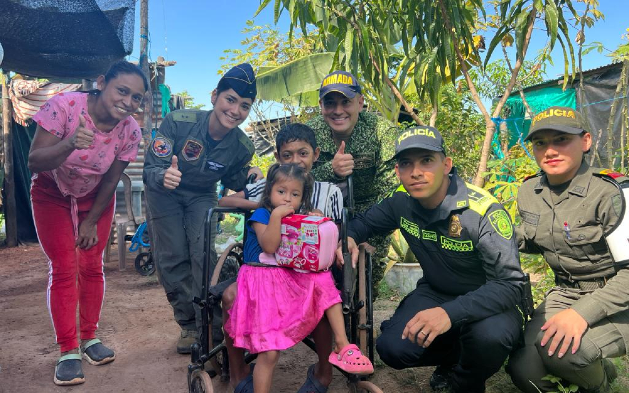 Jornada de acercamiento regala sonrisas a niños en Puerto Carreño