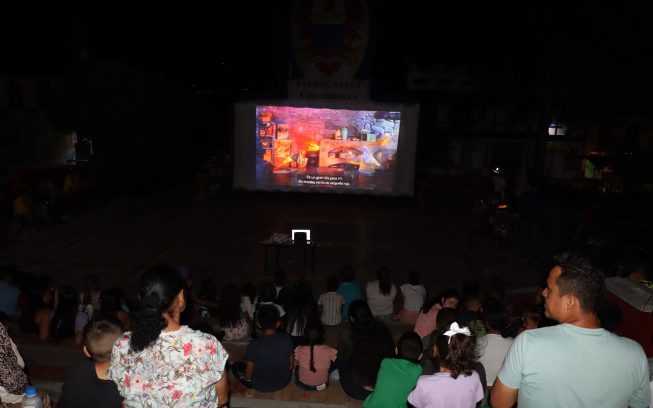 Experiencia cinematográfica en Icononzo para fortalecer los vínculos y sana convivencia