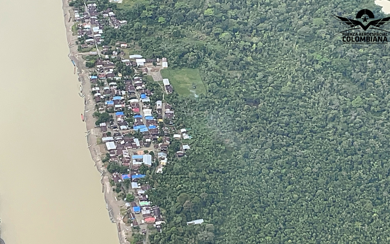 Con aeronaves de su Fuerza Aeroespacial Colombiana se garantiza la seguridad en el Chocó