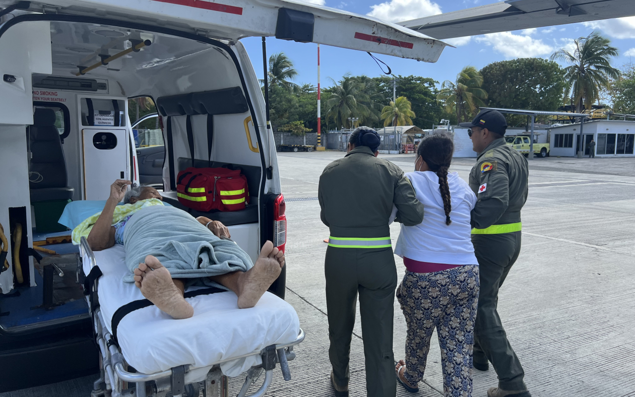 Dos nuevos traslados aeromédicos realizados en la isla de San Andrés
