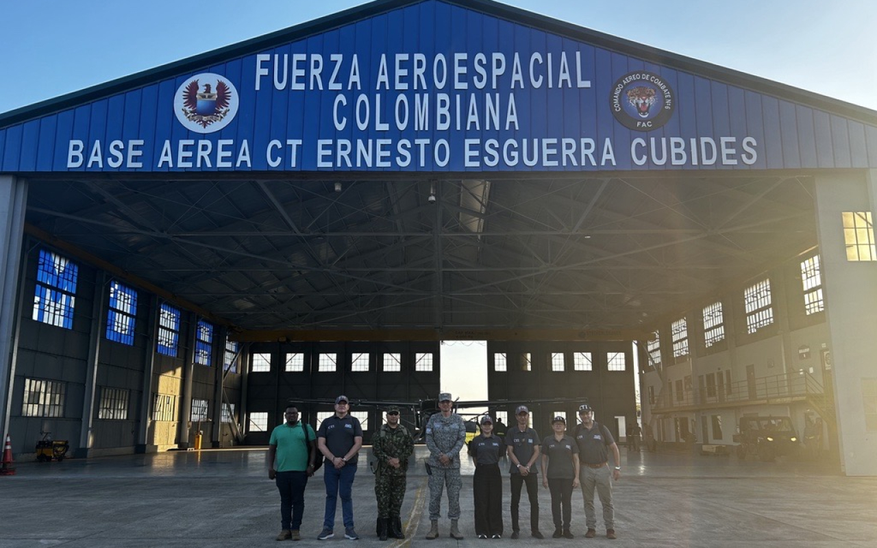 Fuerza Aeroespacial Colombiana une esfuerzos para  promover la seguridad ciudadana en el Caquetá