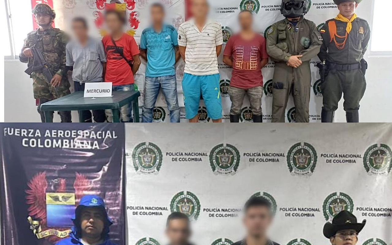 Operaciones en contra la minería ilegal en el Tolima, dejan siete capturados