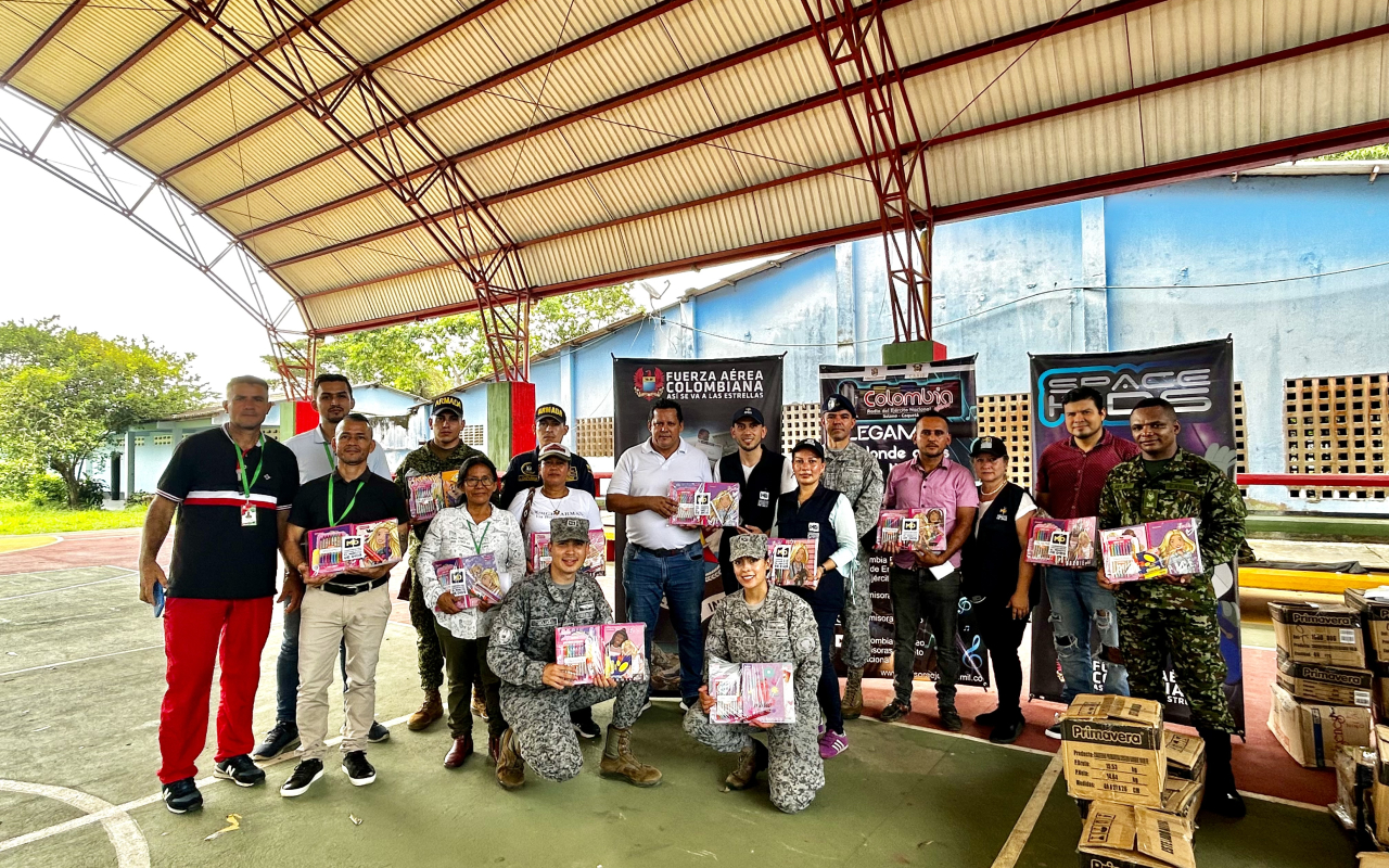 Kits escolares fueron donados a comunidades de Caquetá