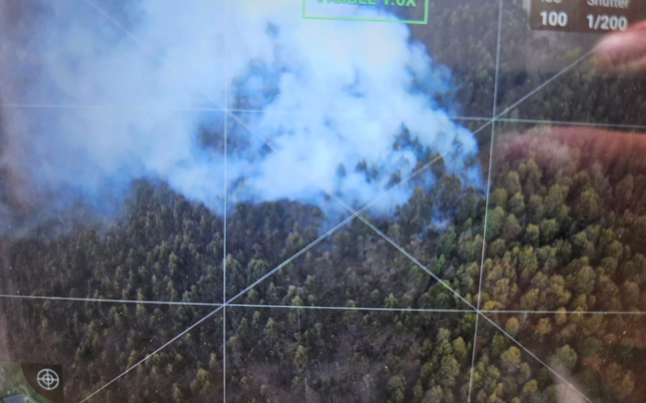 Drones de última generación detectan prontamente incendio en el cerro de Madrid