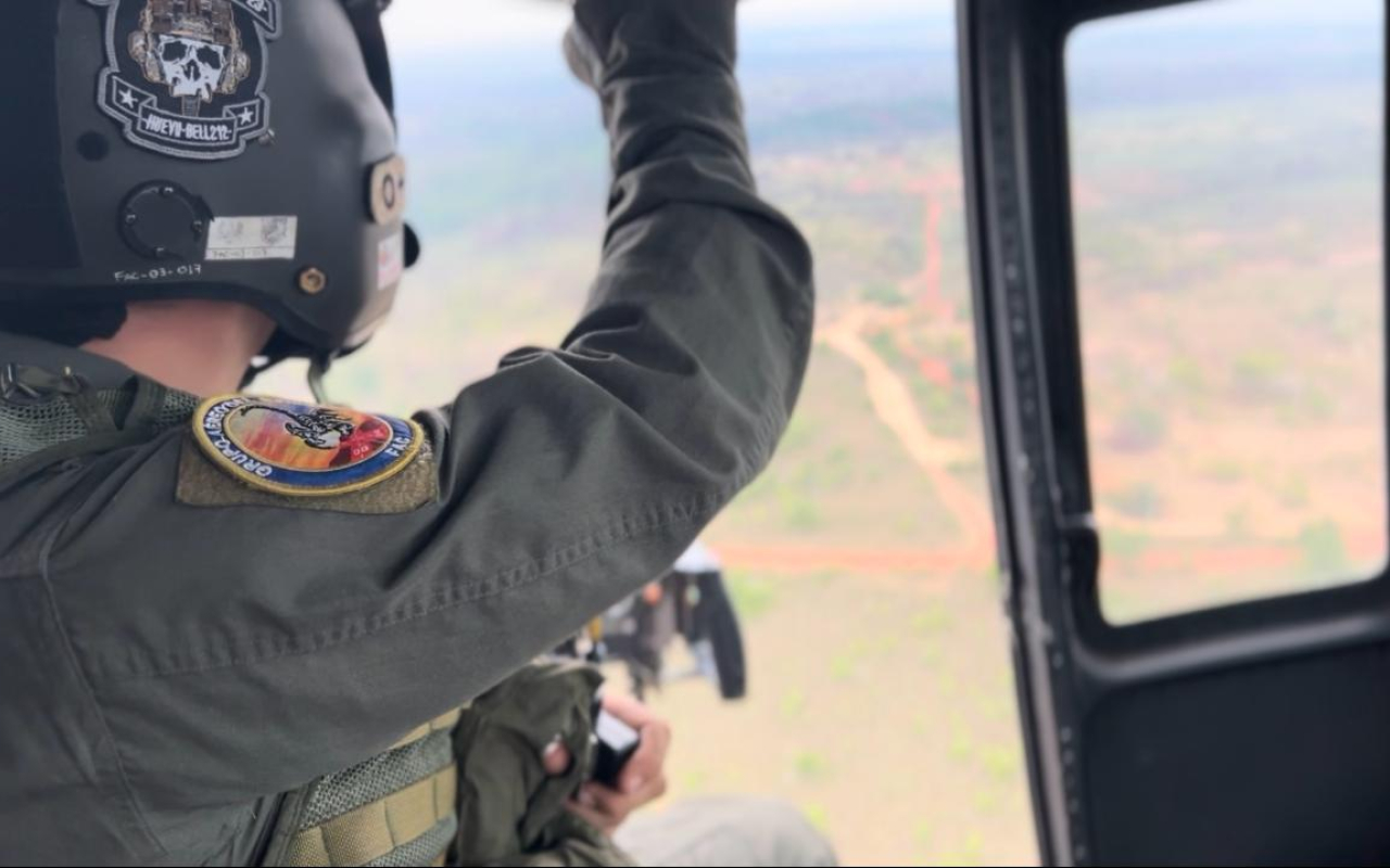 Seguridad reforzada en Puerto Carreño, Vichada, durante el Plan Retorno por su Fuerza Aérea Colombiana