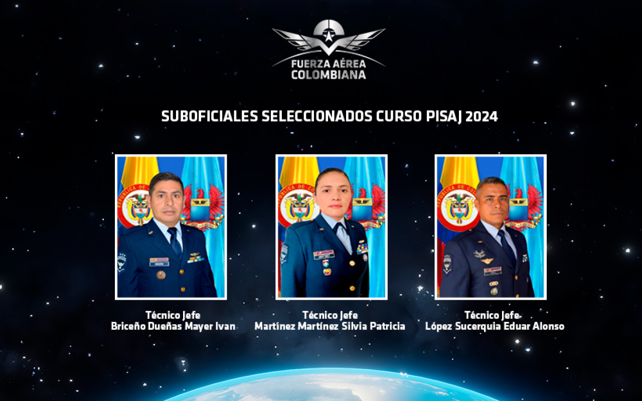 Seleccionados Técnicos Jefes de la Fuerza Aérea para el Programa Integral de Suboficiales de Alta Jerarquía