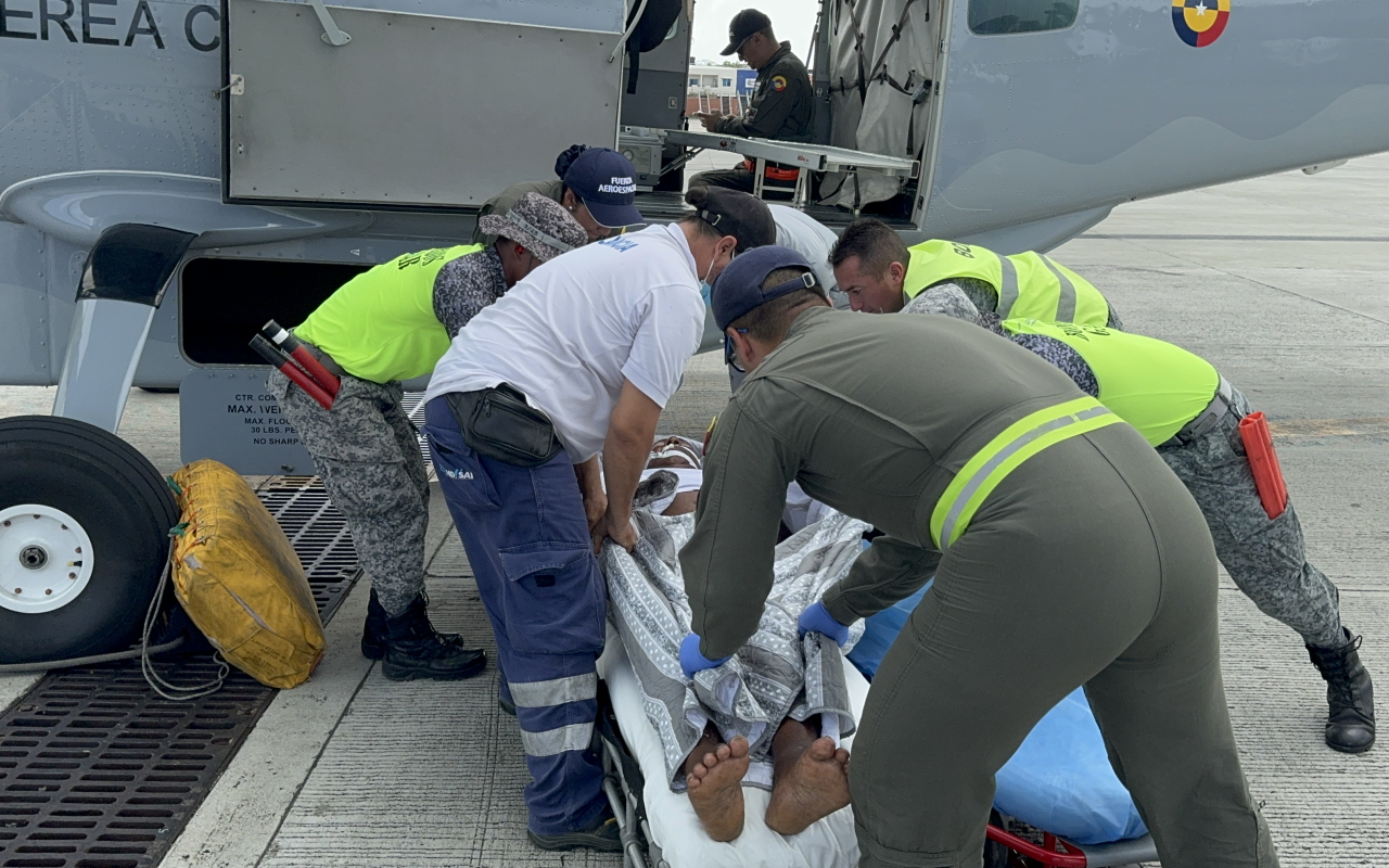 Isleños en delicado estado de salud, fueron trasladados hacia San Andres