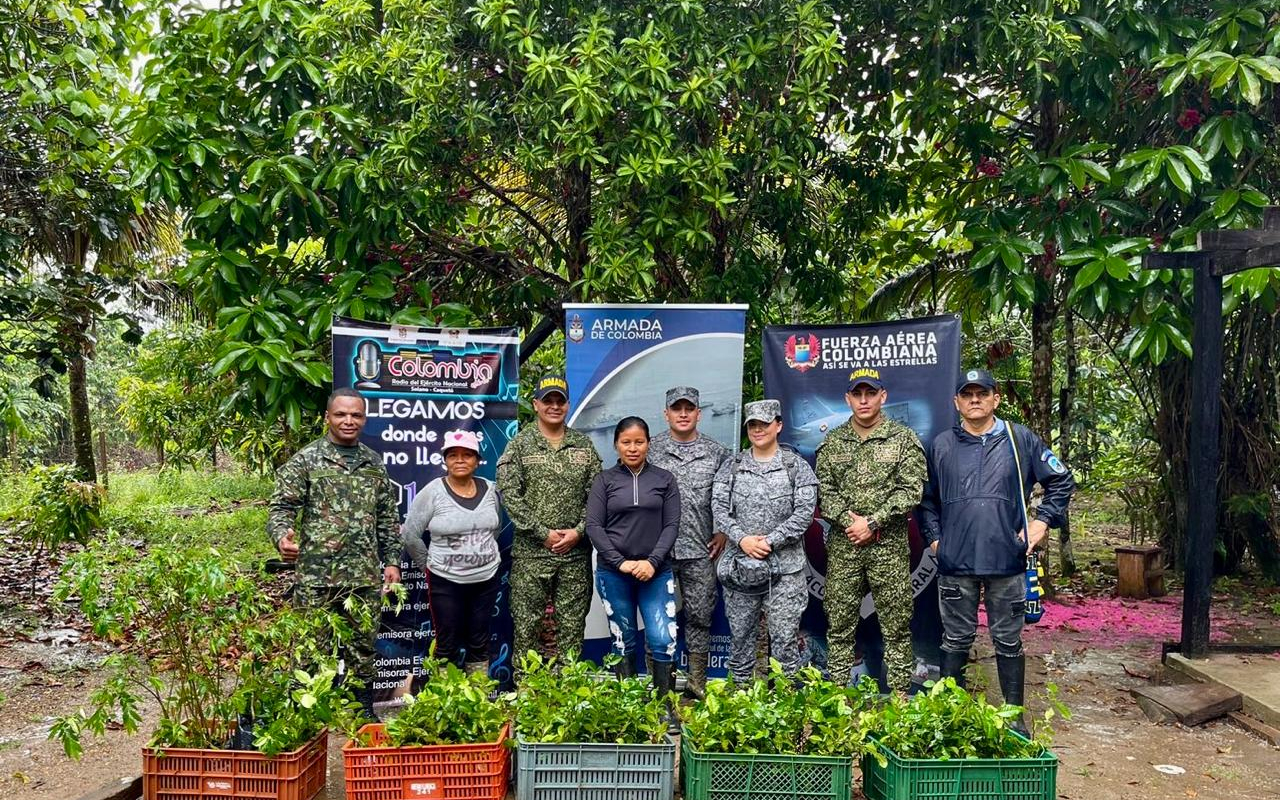 Sembraton por la reforestación en las comunidades indígenas del Caquetá