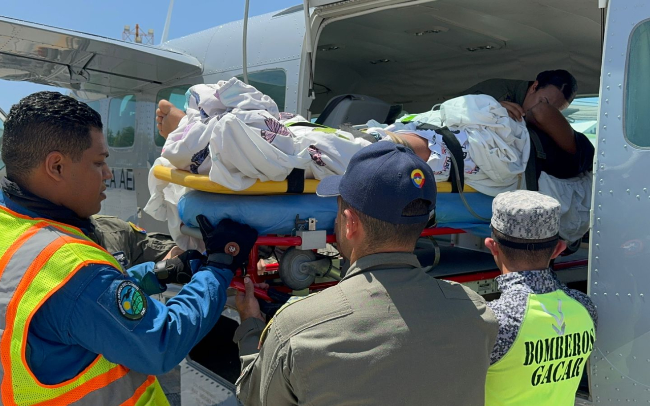 El desafío de un traslado aeromédico de un joven con traumatismo cervical, desde Providencia a San Andrés