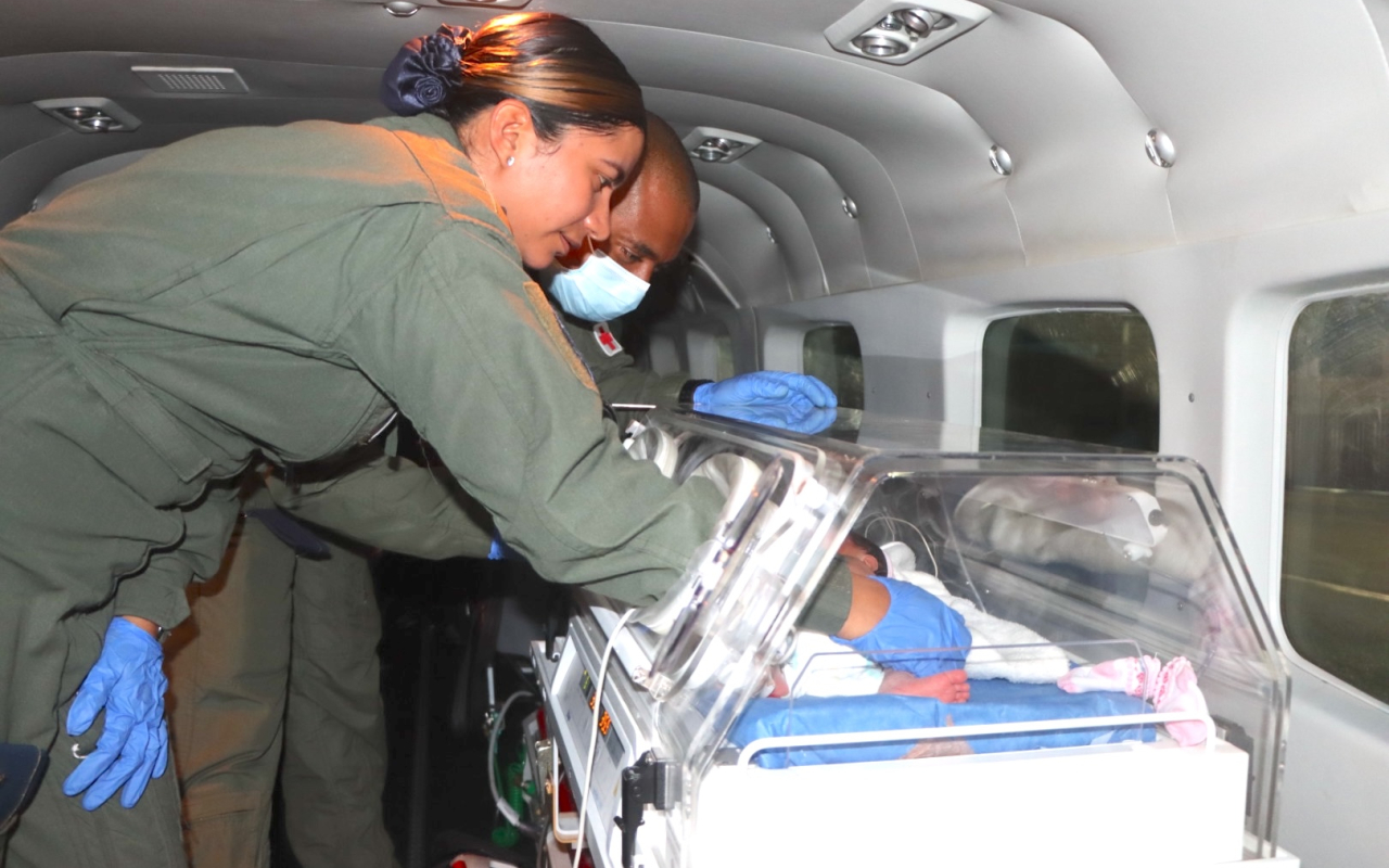 Bebé fue trasladada desde Arauca a Villavicencio por complicación cardíaca