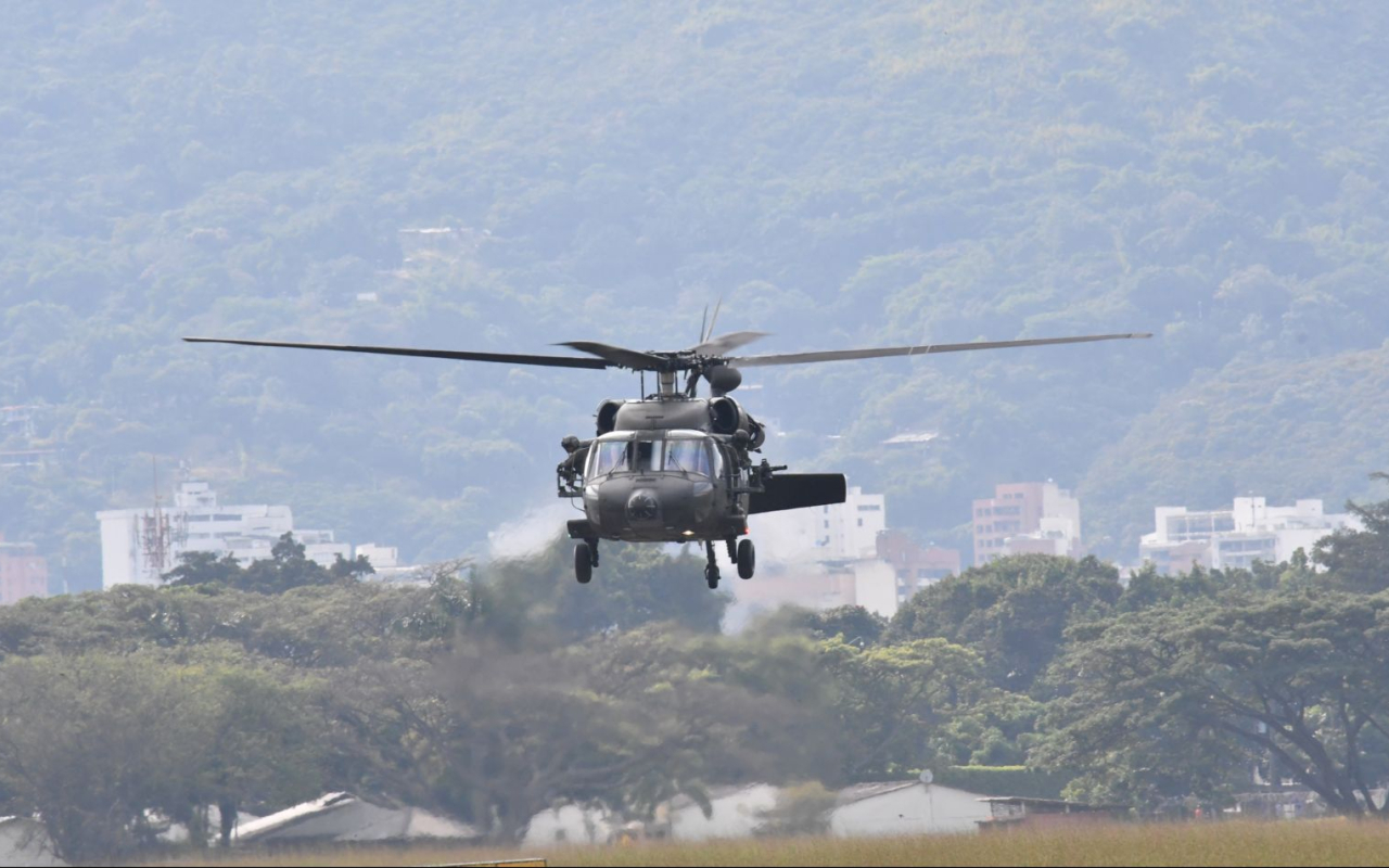 Apoyo aéreo refuerza la seguridad en el suroccidente colombiano
