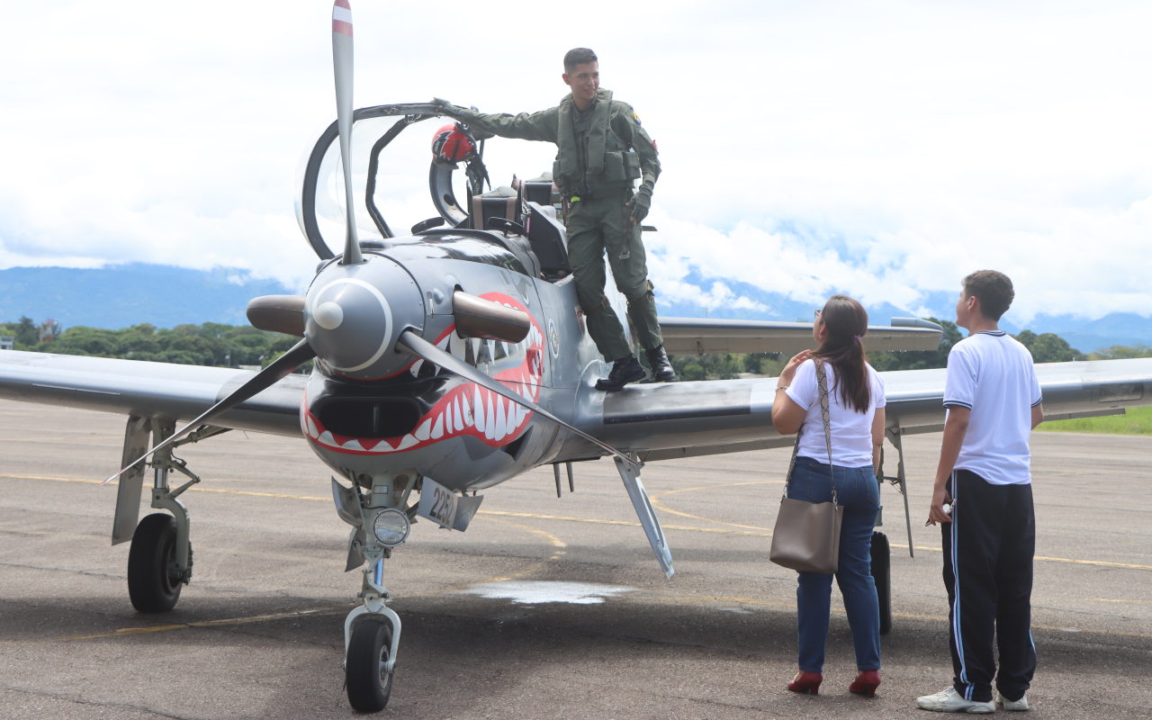 Un sueño materializado en ser piloto militar