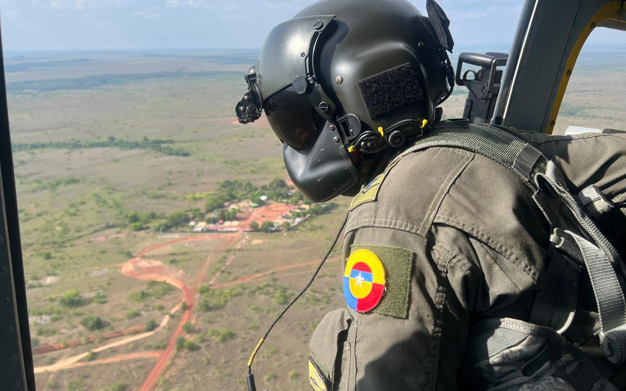 Seguridad reforzada en Vichada con misiones de perifoneo aéreo