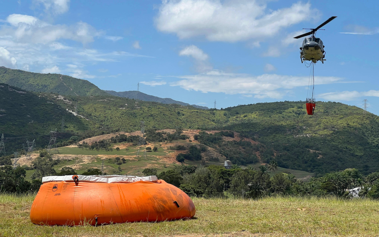Continúan los esfuerzos para extinguir incendio forestal en Ocaña, Norte de Santander