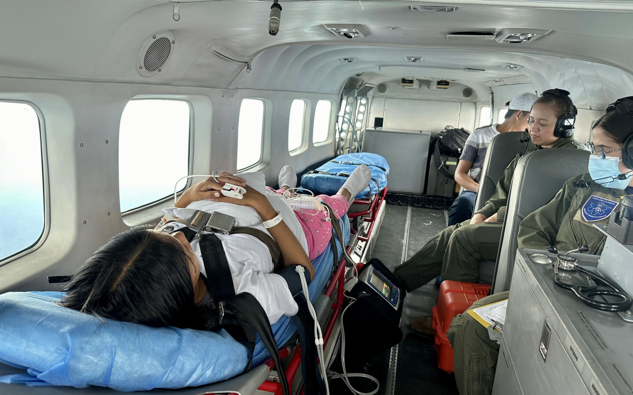 Salvando vidas: Aeronave realiza un traslado aeromédico en el sur  del país