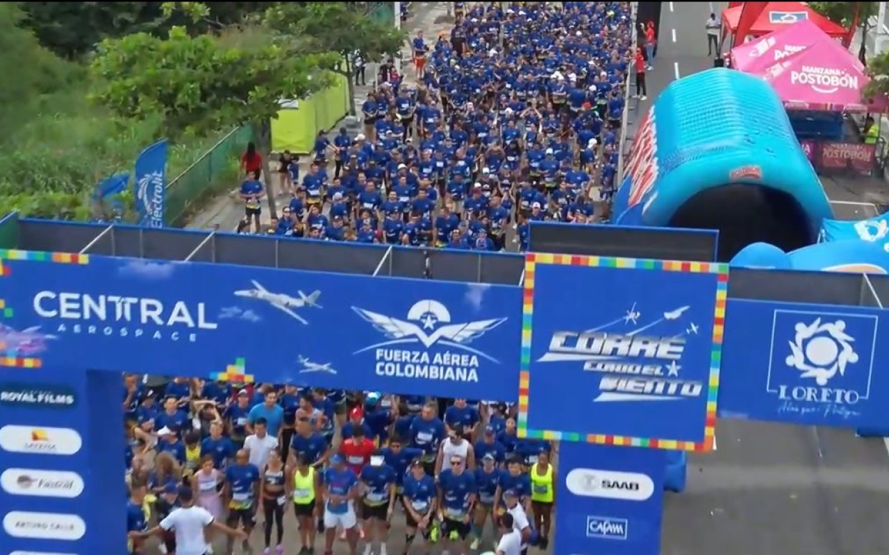 Miles de corredores participaron en la carrera ‘Corre como el viento’ en Barranquilla