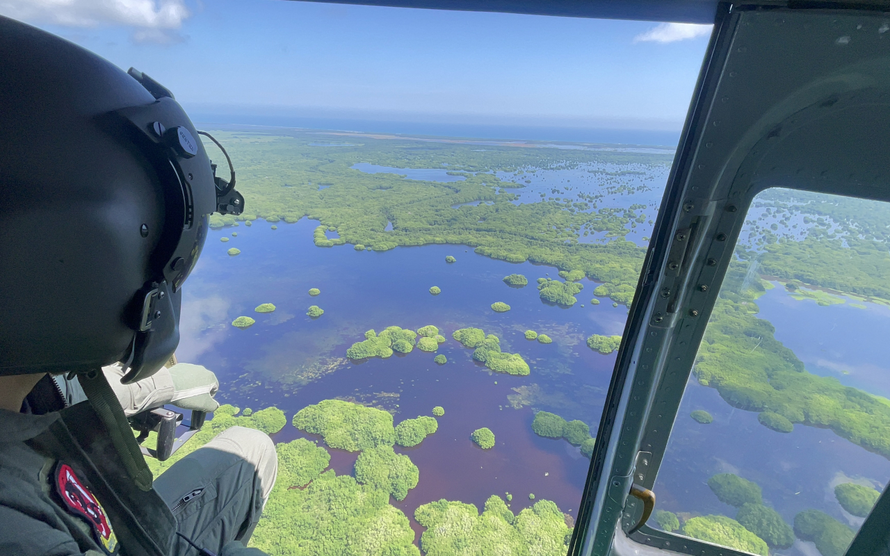 Monitoreo aéreo para la conservación ambiental en la Vía Parque Isla Salamanca