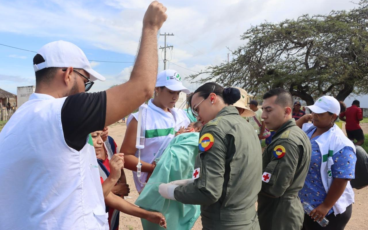 En la Alta Guajira, fueron evacuados dos menores de manera urgente 