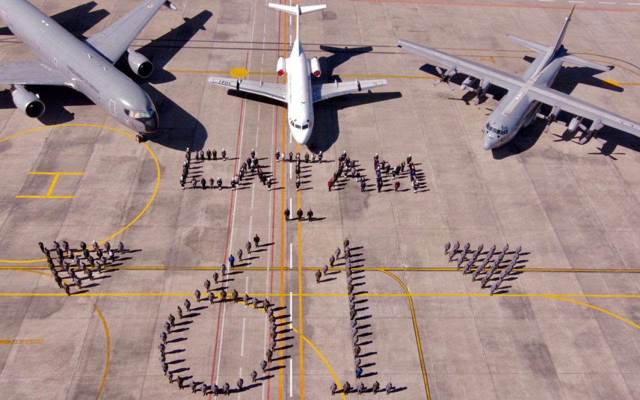 La unidad élite del transporte aéreo militar en Colombia, conmemora 61 años de servicio