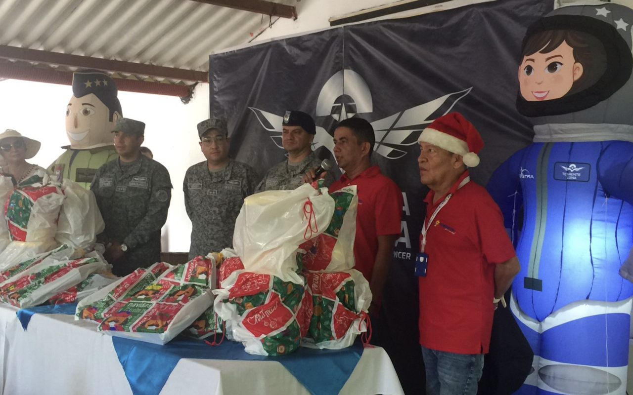 Un día con la Fuerza Aeroespacial en la vereda Apiay de Villavicencio