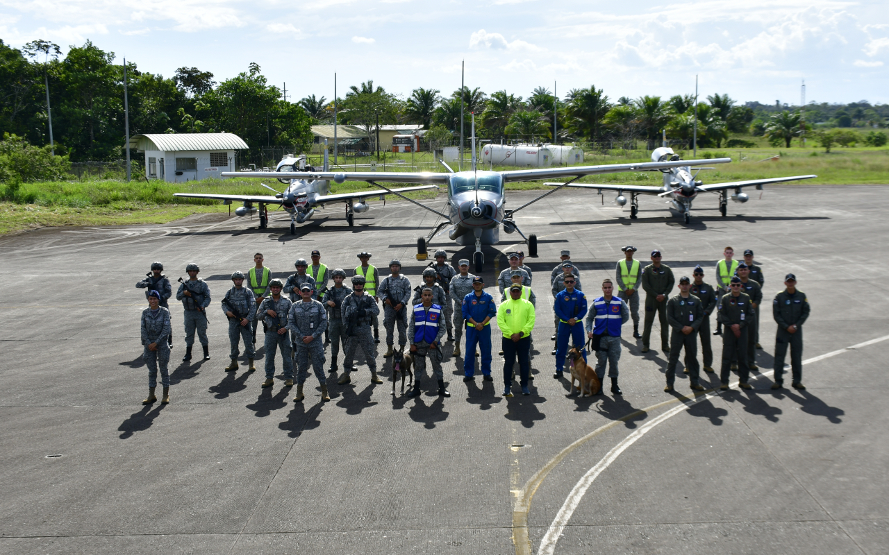 Entrenamiento de interdicción aérea fortalece capacidad en la lucha contra delitos trasnacionales