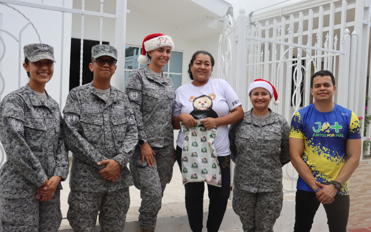 Niños y niñas de Malambo, atlántico disfrutan de la navidad