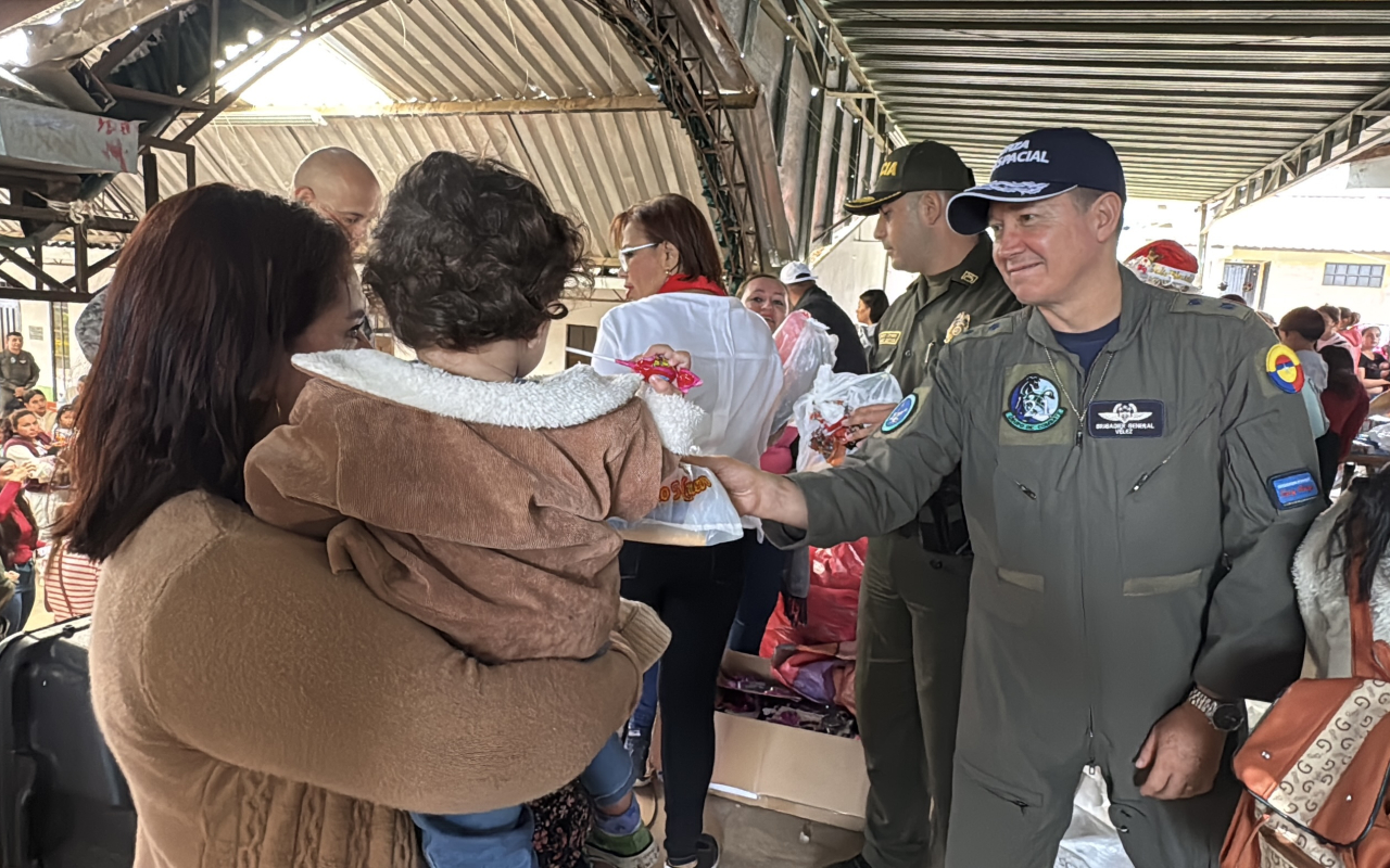 Aterrizó la navidad en San Juanito y El Calvario, Meta