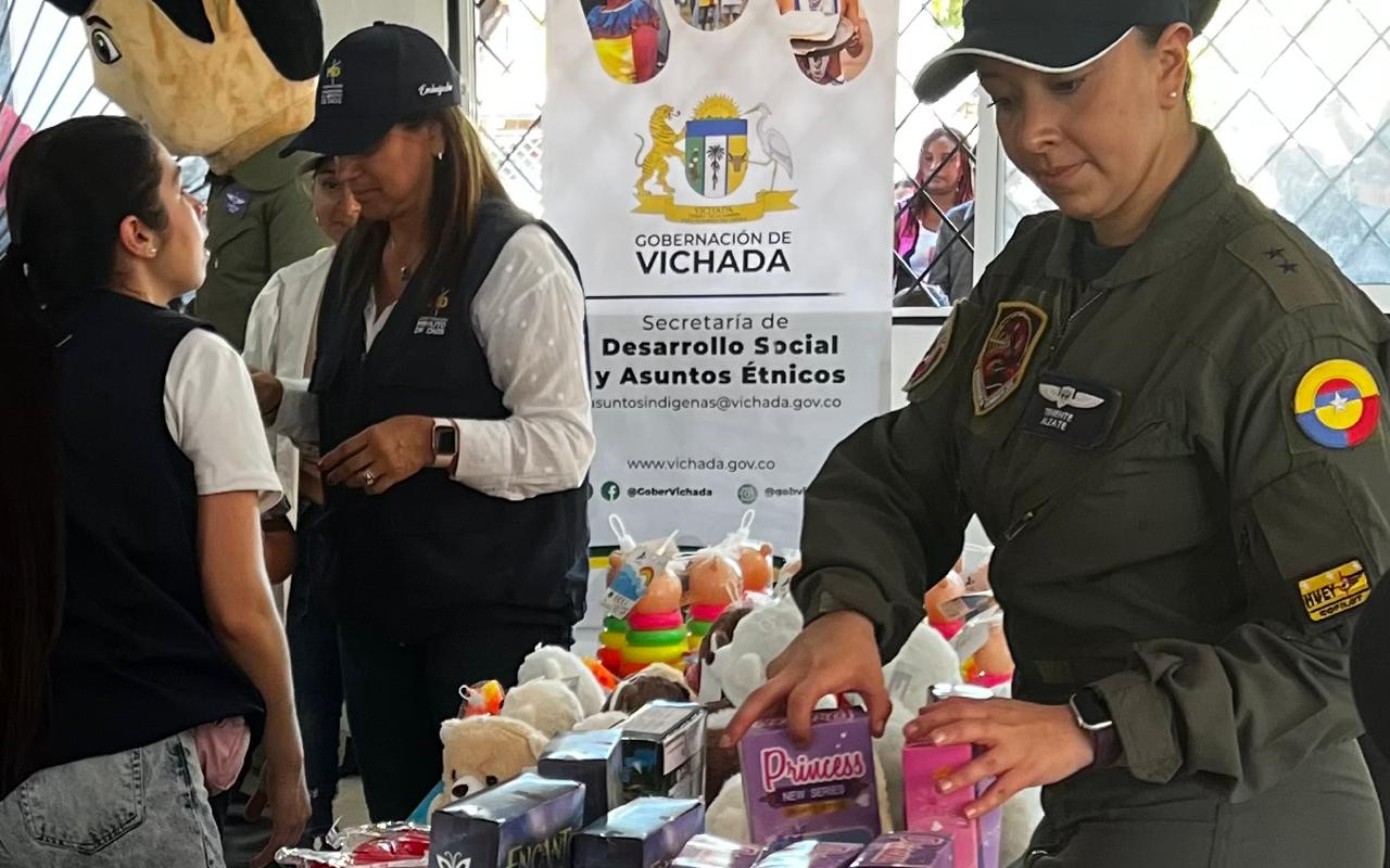 Más de 2.000 regalos fueron entregados en comunidades del oriente del país