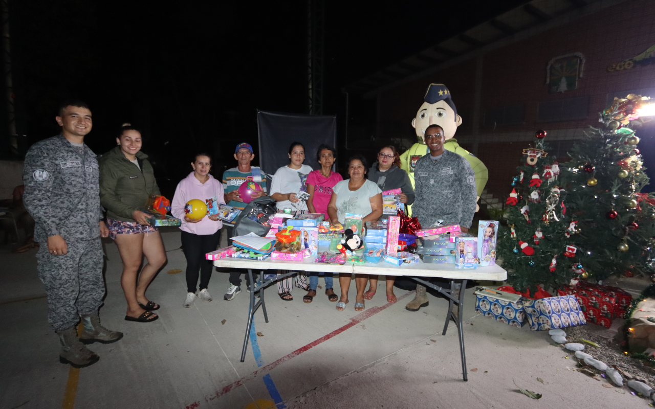 “Operación Gratitud” alegró la navidad a decenas de niños en el Meta