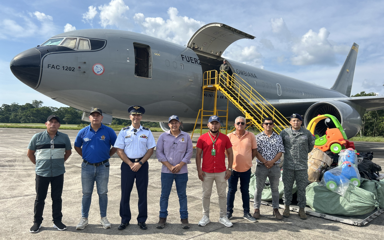 Más de 25 toneladas de donaciones fueron transportados al Amazonas 