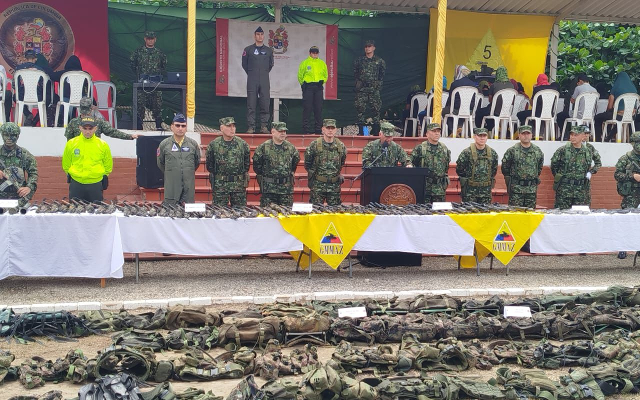 84 miembros de las FARC-EP se sometieron a la justicia en Tibú