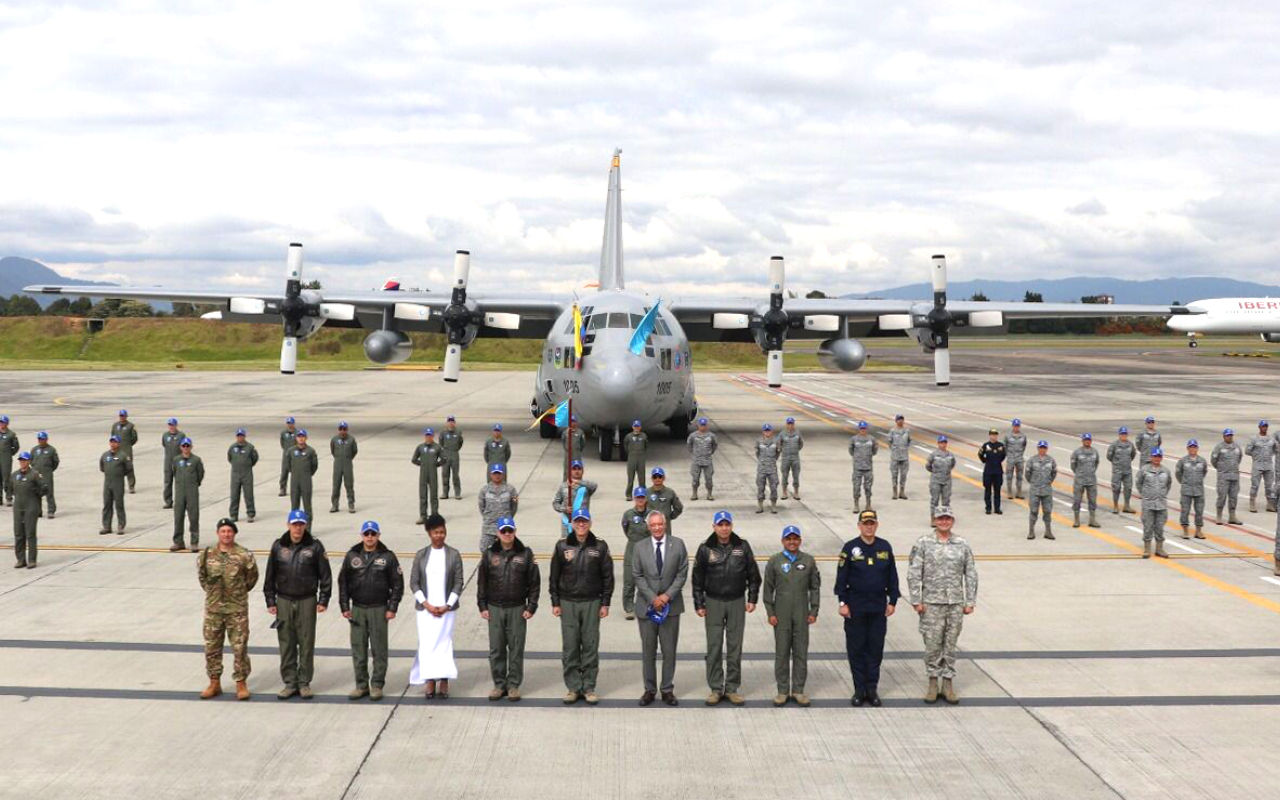 La Fuerza Aeroespacial Colombiana lidera la VII Campaña Aérea y XI Expedición Antártica