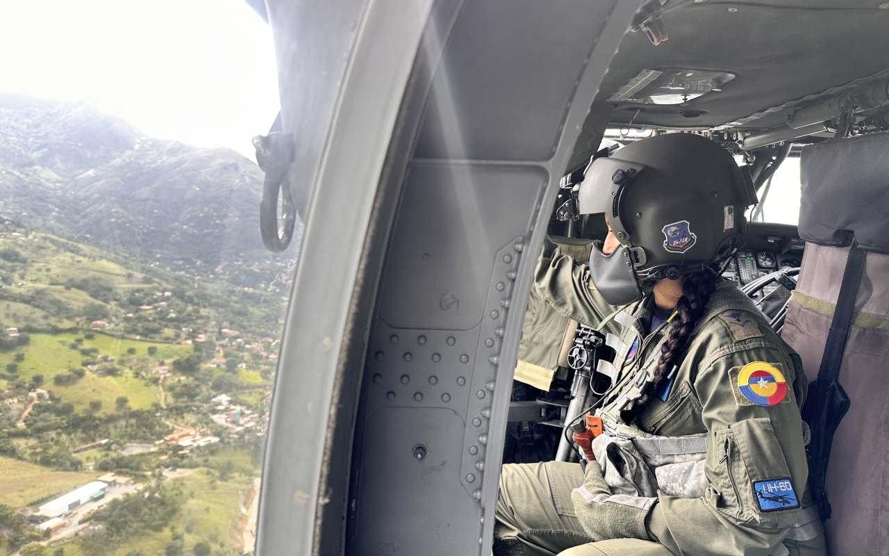 Las vías del occidente del país son custodiadas por la Fuerza Aeroespacial