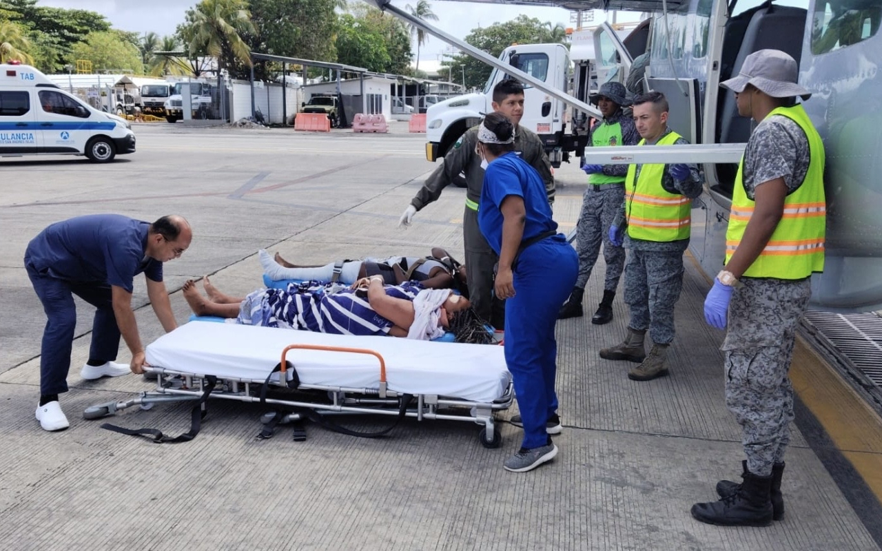 Grupo Aéreo del Caribe responde a emergencia médica