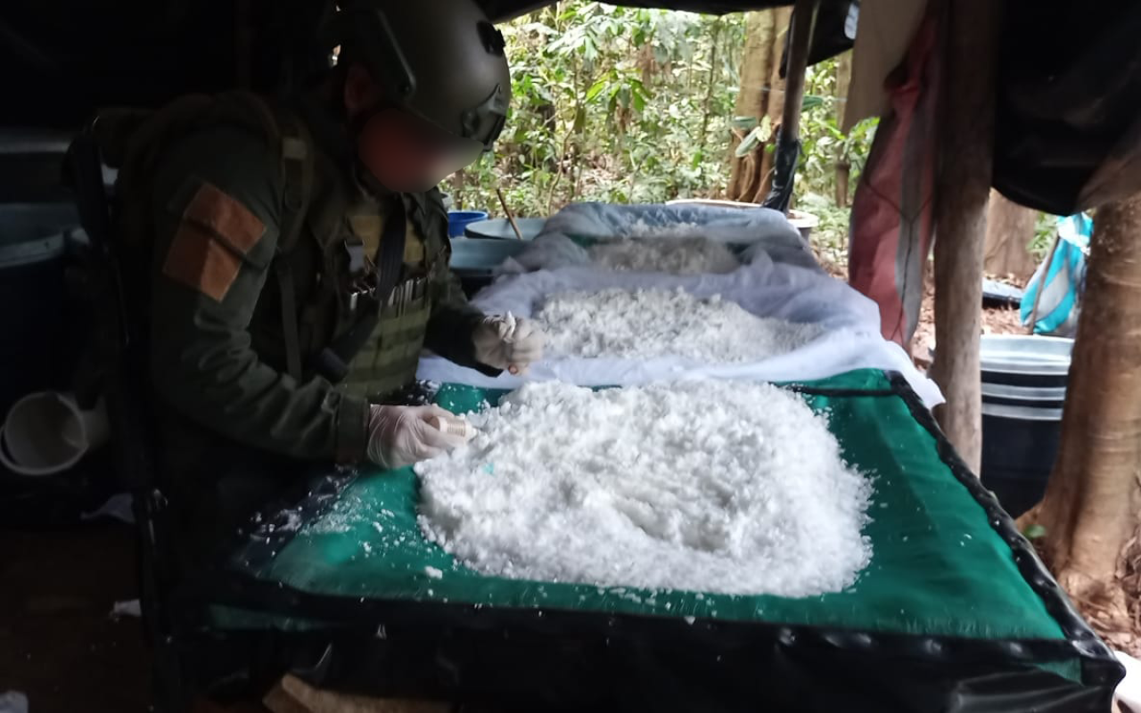 Desmantelado laboratorio avaluado en 61 mil millones de pesos
