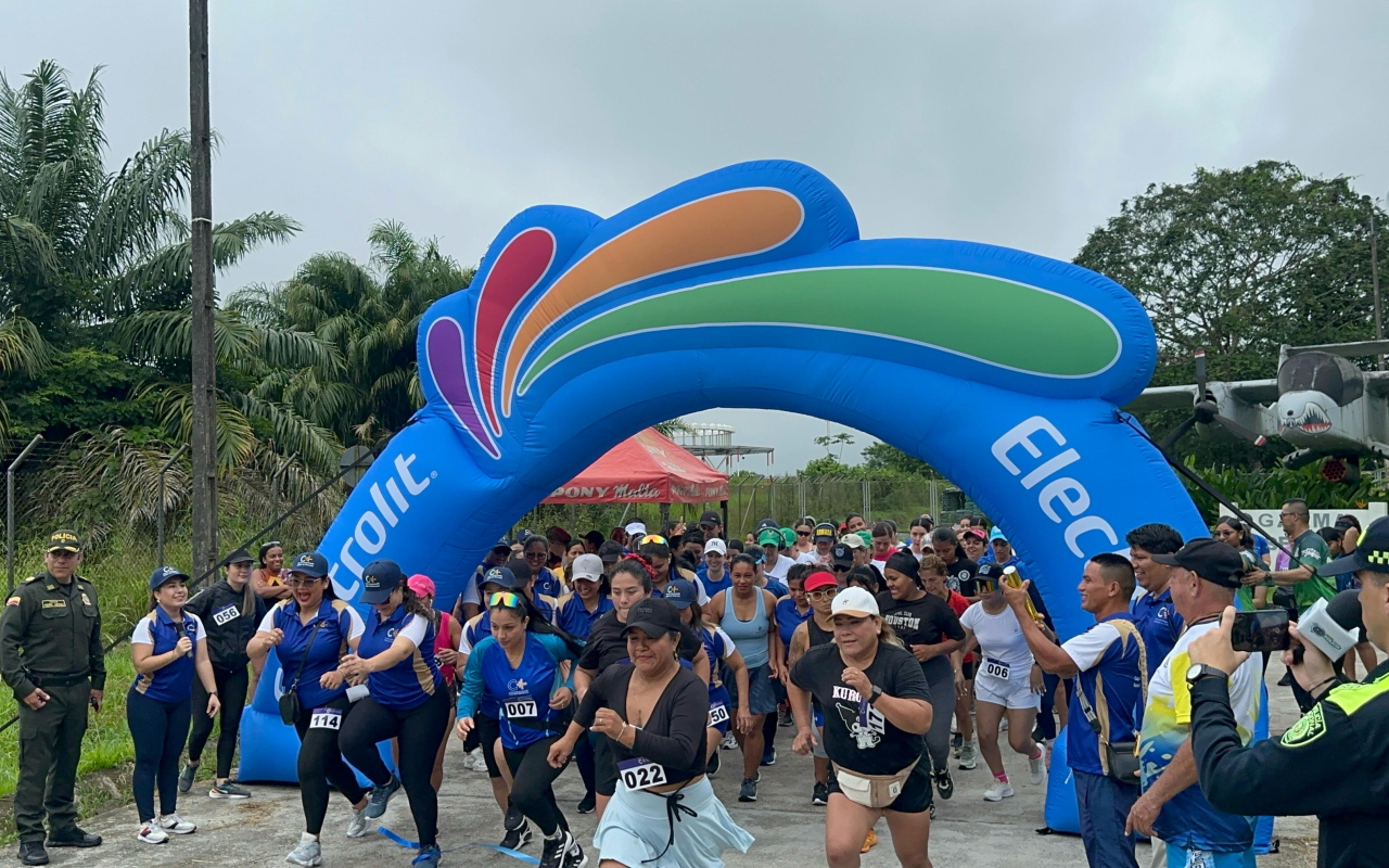Carrera deportiva en Leticia, Amazonas, celebra la fuerza de las mujeres