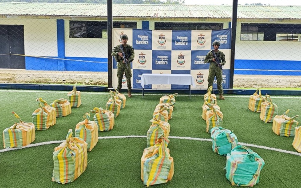 Incautado clorhidrato de cocaína avaluado en 33 millones de dólares