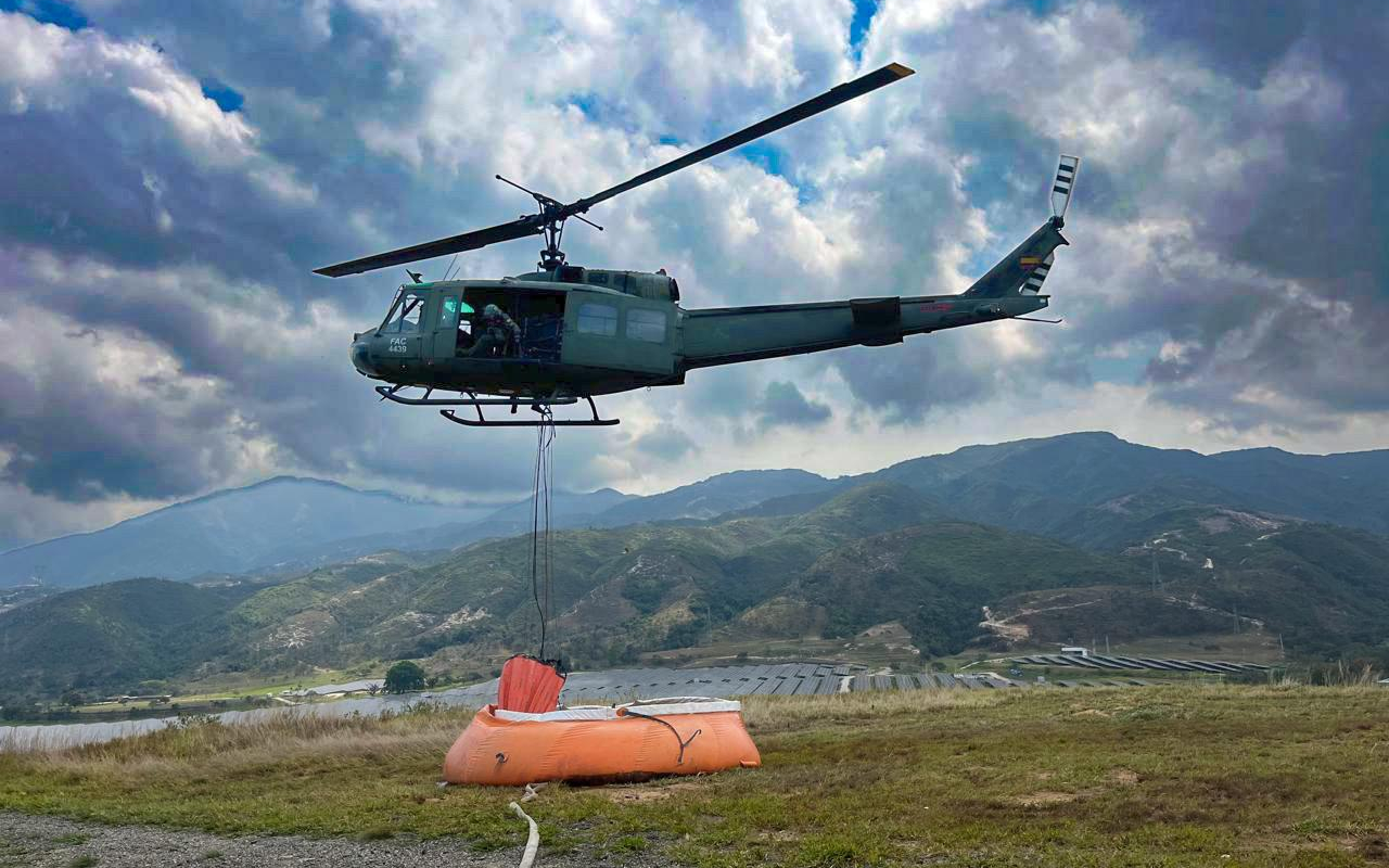 En Ocaña, Norte de Santander se intensifican labores para controlar incendio forestal