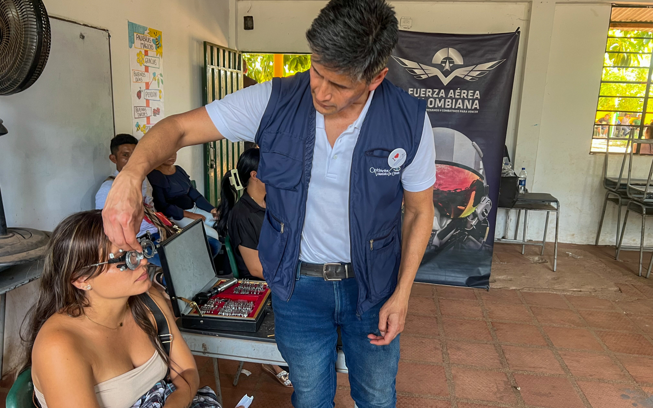 Fuerza Aeroespacial Colombiana lidera Actividad de Asistencia Médica Humanitaria en el Vichada