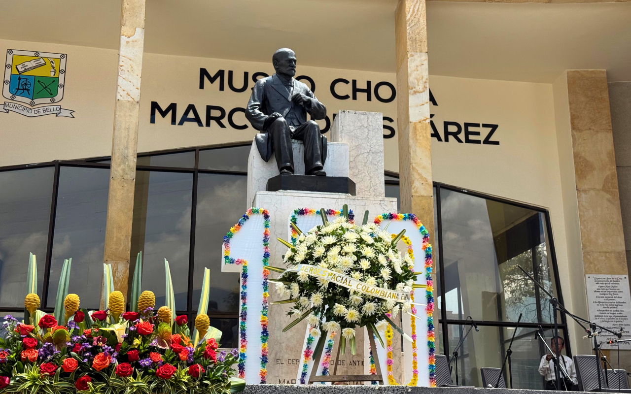 Fuerza Aeroespacial se unió a conmemoración del natalicio de Marco Fidel Suárez