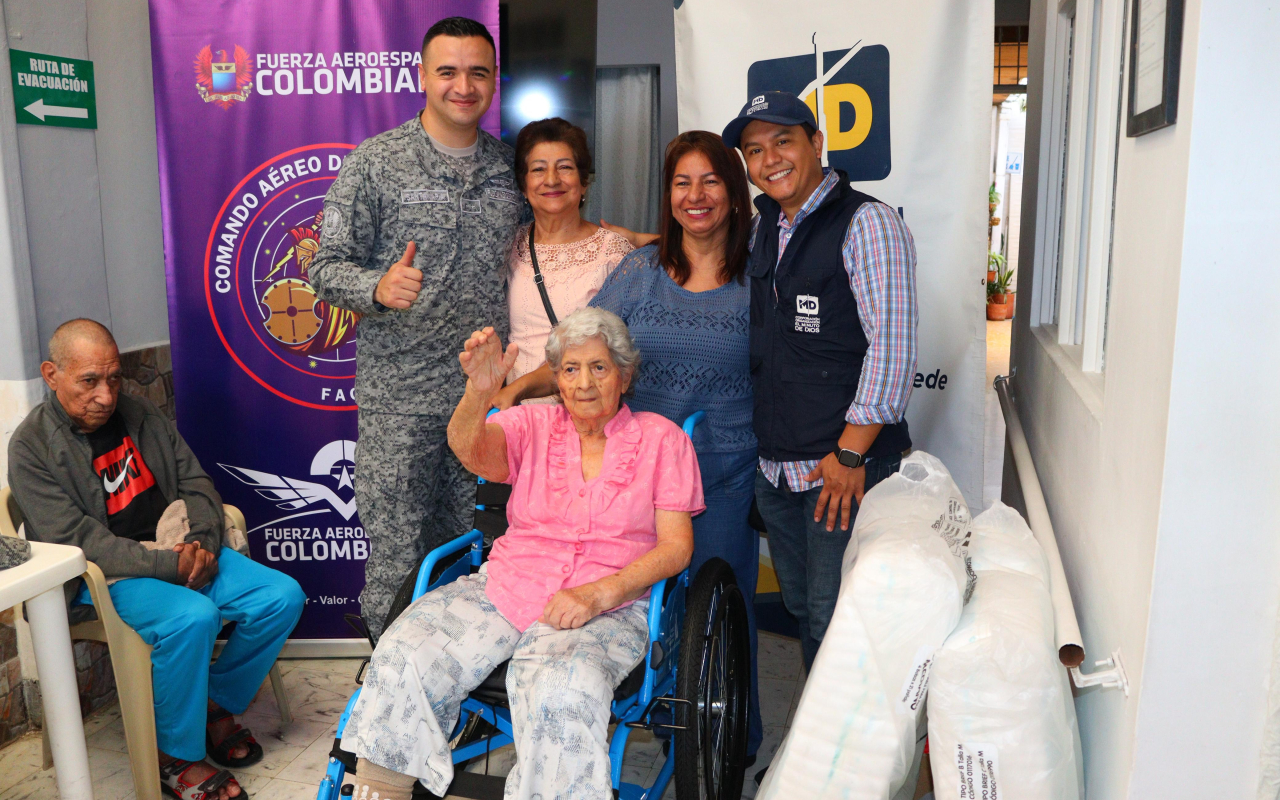 Entrega solidaria llevó esperanza a personas de la tercera edad en Cali