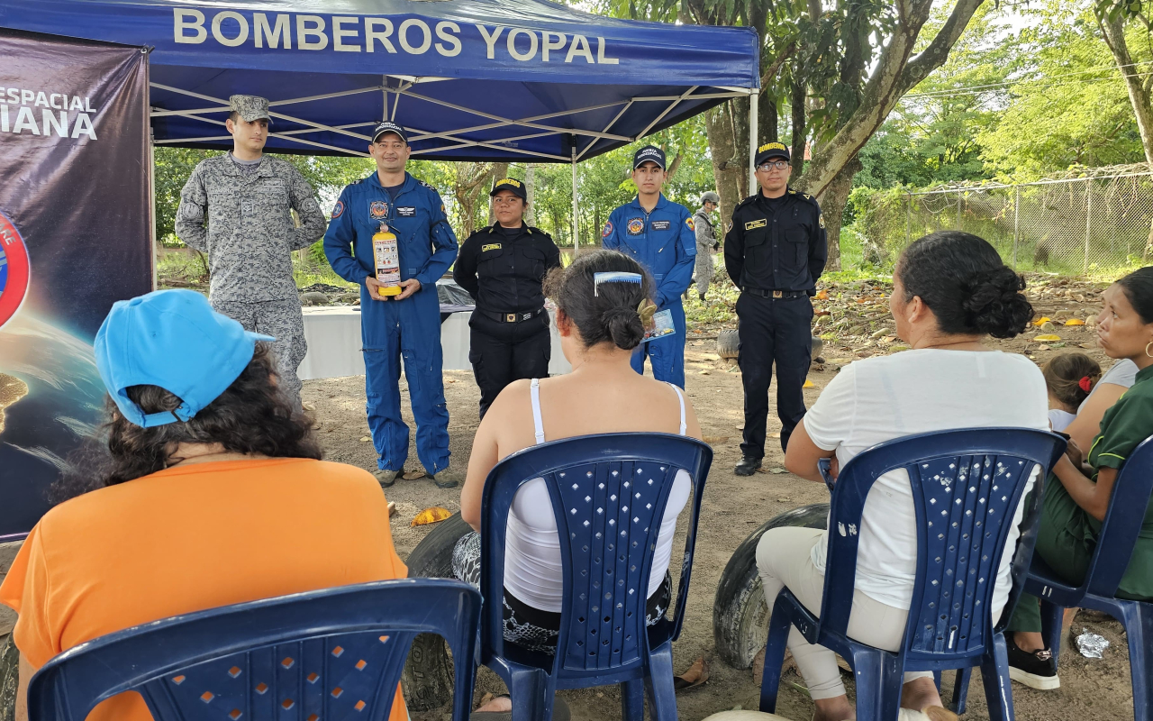 Con capacitación en prevención de incendios, casanareños fortalecen su respuesta ante emergencias