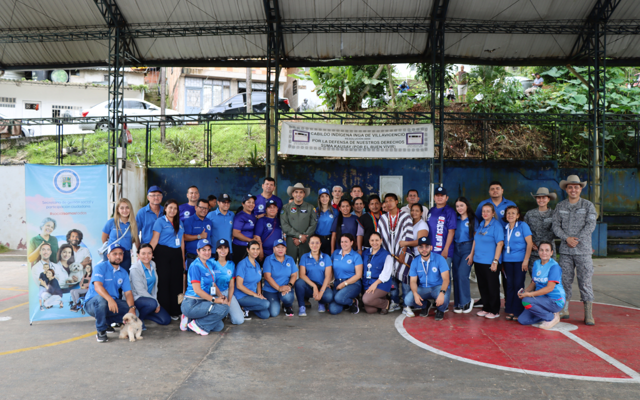 Comunidad indígena de Villavicencio recibió atención integral