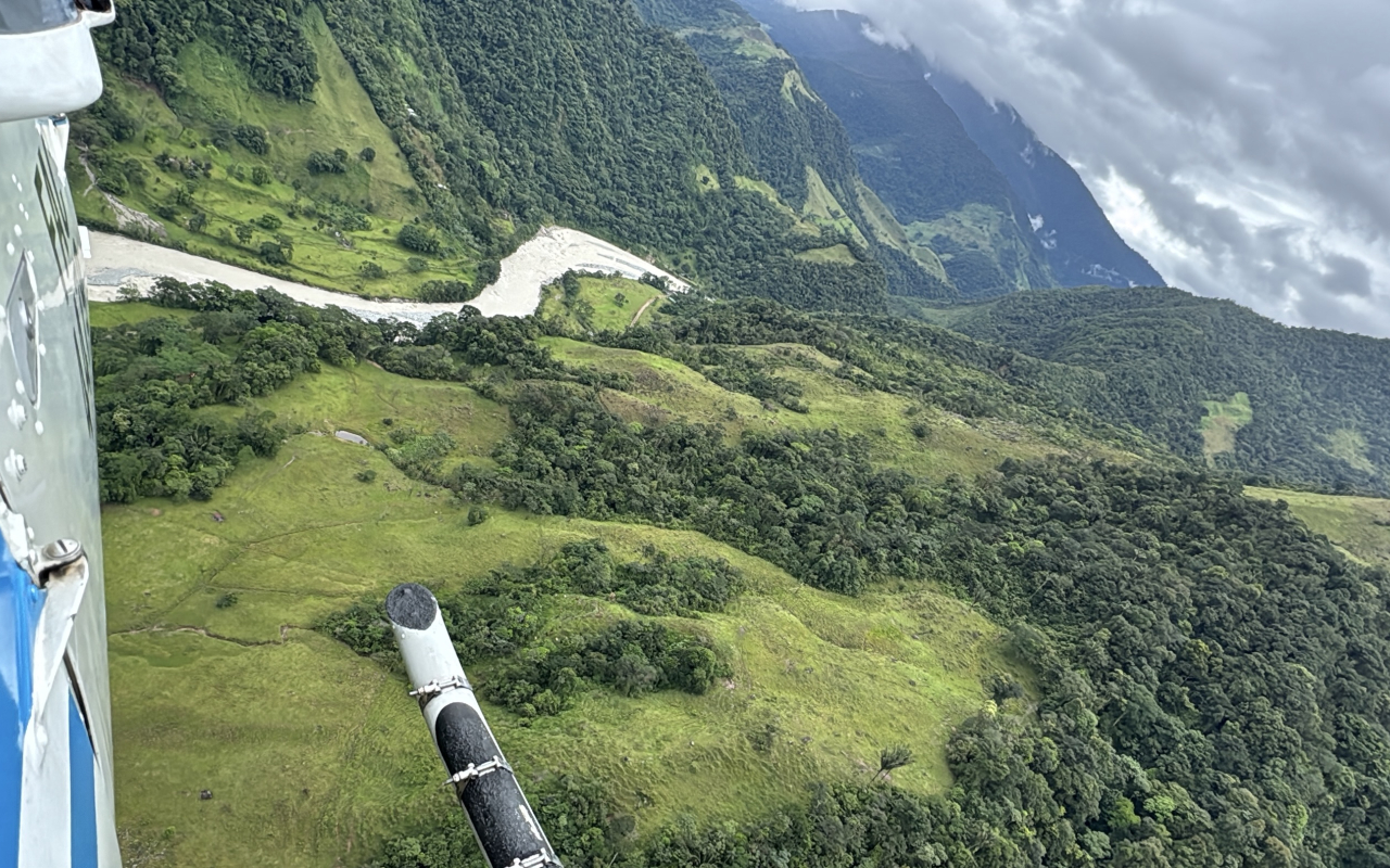 Nueva verificación aérea para buscar al parapentista perdido en Meta